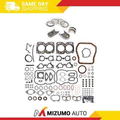 Полный комплект прокладок подшипников кольца подходят для 04-06 Subaru Baja Impreza Turbo 2,5 л DOHC - Изображение 1 из 4