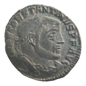 Constantine I AE Follis 312-3 AD IOVI CONSERVATORI AUGG NN Thessalonika Mint 11A - Picture 1 of 2