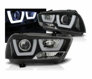 headlights for DODGE CHARGER LX II 2011 2012 2013 2014 2015 tube light black LHD - Picture 1 of 4