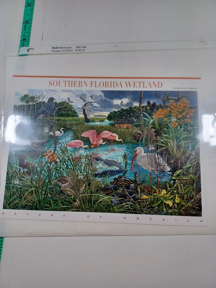 US 2006 Florida Wetland, 39¢ Nature of America MNH** Sheet Sc # 409 (book 2 #28) - Image 1 of 1
