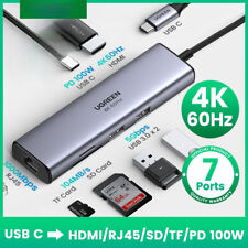 USB C HUB Typ C auf HDMI 2.0 100W Adapter für Macbook iPad Zubehör USB 3.0
