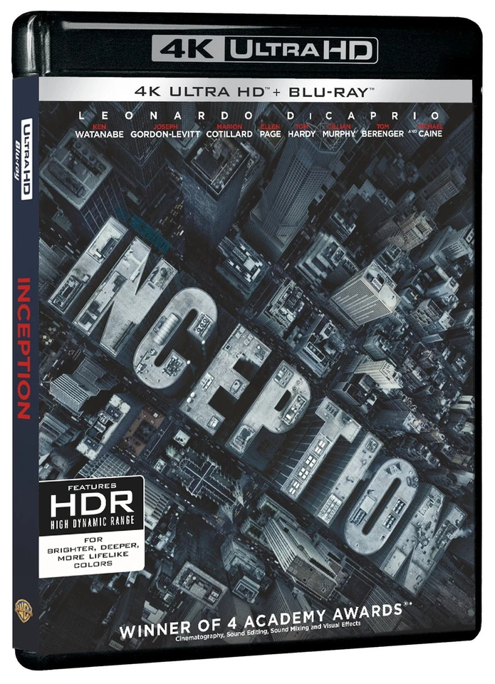Inception (4K UHD Blu-ray) (UK IMPORT) - Image 1 of 1