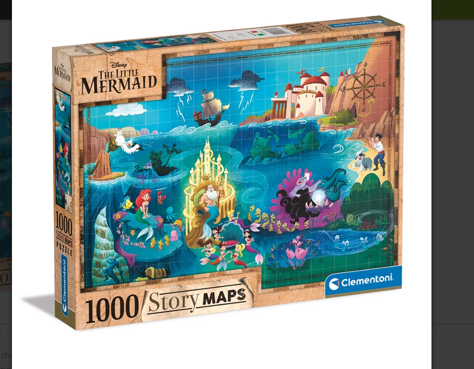 Rompecabezas Clementoni 1000 piezas - La Sirenita Foto 1 de 1