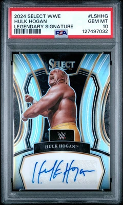 2024 Panini Select WWE Legendary Signatures Hulk Hogan #LSHG PSA 10 Foto 1 de 2