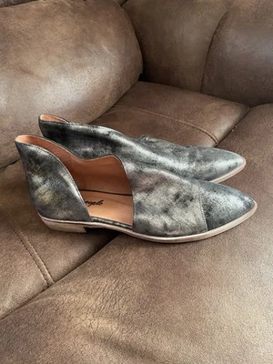 Mocasín Free People Royale Onyx gamuza negro talla 41 cuero nuevo sin caja Foto 1 de 4