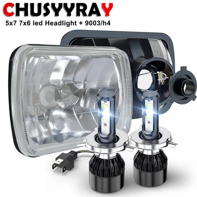 Apto para Mazda RX-7 1986-1993 Lo más nuevo 7x6" pulgadas LED haz alto/bajo faros bombillas Foto 1 de 4