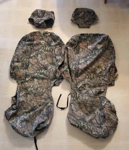 Cubiertas de asiento camufladas de roble musgo con cucharones delanteros Carhartt. Ahorradores de asiento Covercraft. B2 - Imagen 1 de 12