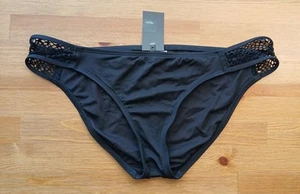 Parte inferior de bikini Mossimo grande lado hipster negro nuevo con etiquetas - Imagen 1 de 9