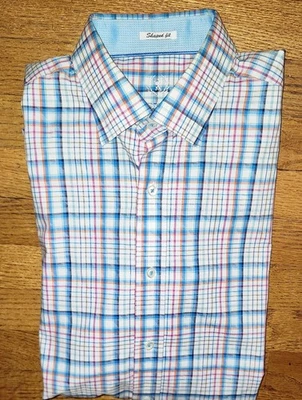 Mens New Bugatchi Uomo Shaped Fit Medium Button Down Shirt - Image 1 of 2