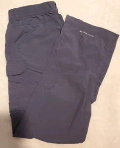 COLUMBIA Blue Omni Shade Sun Protection Convertible Pants Shorts Boys M 10/12 - Picture 1 of 9