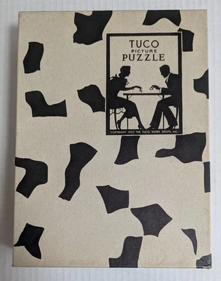 Vintage 1934 Tuco Picture Puzzle Old Fashioned Winter Excellent Condition - Image 1 of 4