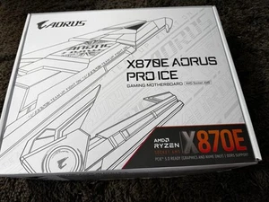 Gigabyte X870E AORUS Pro Ice ATX Mainboard AM5 (Rev. 1.1) - Bild 1 von 2