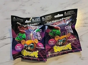 Five Nights At Freddies SquishMe Series 2 Security Breach Set Of 2  - Picture 1 of 2