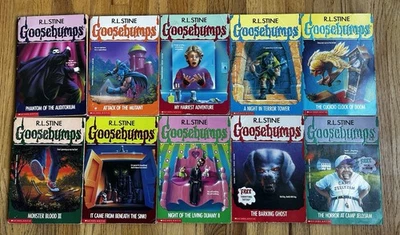 Goosebumps #24-33 Lot of 10 Goosebumps (Original 90s) Many First Prints - Imagem 1 de 4