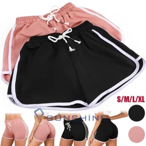 Women Sexy Yoga Shorts Lady Sports Casual Gym Jogging Lounge Summer Beach Pants - Picture 1 of 23