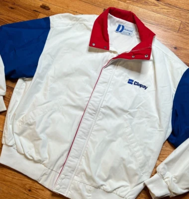 Chaqueta Uniforme Puerta Garaje Clopay Años 80 Bordada Cremallera Completa Talla XL Dunbrooke De Colección Foto 1 de 4