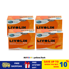 4 cajas Años 50 Livolin Forte Limpieza Hígado Desintoxicación Suplemento Vitamínico ENVÍO GRATUITO