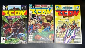 DC ICON No 1 No 6 No 15 MILESTONE 1993 Konvolut 3 Comics - Bild 1 von 15