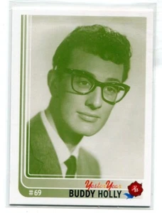 2024 Historic Autographs YesterYear Buddy Holly #69 Design 2 GREEN /50 - Picture 1 of 1