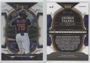 2023 Panini Select Concourse White Prizm /149 George Valera #41