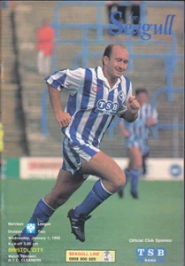 Brighton & Hove Albion V Bristol City 1991/92 01-01-1992 División 2 - Imagen 1 de 1