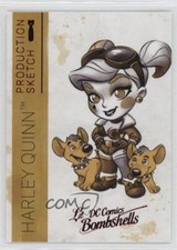 2018 Cryptozoic DC Bombshells Series II Harley Quinn #A05 Sketch 4et