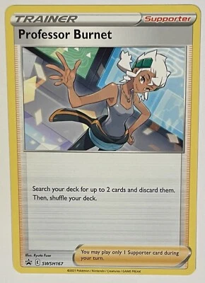 Professor Burnet SWSH167 SWSH: Sword & Shield Promo Card Near Mint Condition - Image 1 of 2
