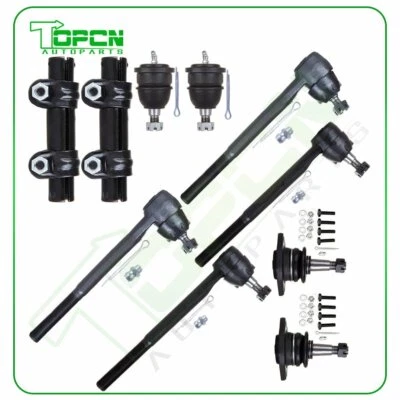 New 10pcs Suspension Kit Tie Rod End Ball Joint For 1964-1970 Chevrolet Chevelle - Image 1 of 4