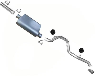 Exhaust Performance Aluminum Muffler Tail Pipe Fits Jeep Wrangler 1997-2006 - Image 1 of 4