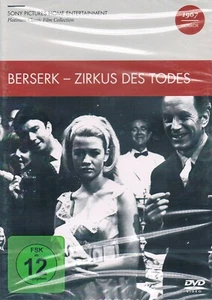 DVD BERSERK CIRCUS OF TERROR Joan Crawford Ty Hardin Diana Dors Region 2 PAL NEW - Picture 1 of 2