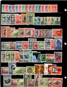 PAPÚA NUEVA GUINEA AÑOS 1940-1980 GRAN COLECCIÓN DE 550+ SELLOS - Imagen 1 de 22