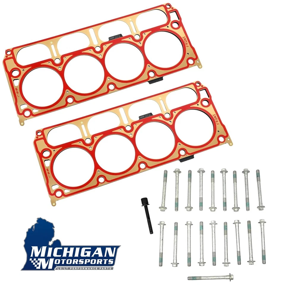 Juntas y pernos de cabeza GM 12688186 L8T 2020+ 6,6 L gasolina Silverado Sierra 2500 3500 Foto 1 de 4