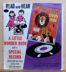 Wonder Book & Record - Romper Room Safety Book - 1973 story book & record - Imagen 1 de 2