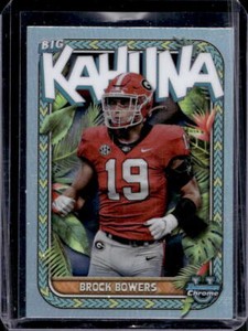 2023 Bowman University Chrome Brock Bowers Big Kahuna Rookie RC #TBK-22