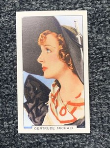 1935 Gallaher Portraits of Famous Stars #2 Gertrude Michael M3