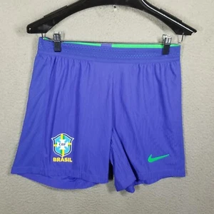 Brazil 2023/24 Player issue Training Drifit ADV Blue Shorts Men Small NEW Brasil - Picture 1 of 9
