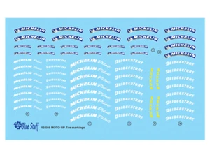 DECALS 1/12 MOTOS GP MARQUAGES POUR PNEUS  - BS12-008 - Picture 1 of 4