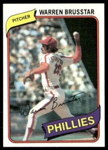 Warren Brusstar 1980 Topps #52 Philadelphia Phillies Baseball Card - Picture 1 of 2