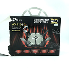 Nuevo anuncioRouter para juegos Open Box TP-LINK Archer AX11000 triple banda Wi-Fi 6 - negro/rojo