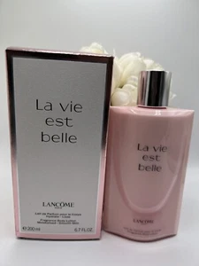 Lancome La Vie EST Belle Lait de Parfum Fragrance Body Lotion Full Size 6.7oz - Picture 1 of 3