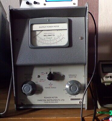 Marconi Milliwatt Audio Power Meter • 54.99£