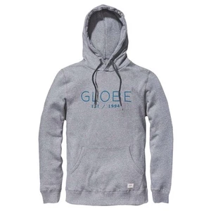Felpa Con Cappuccio Uomo Casual Globe Mod Hoodie III Pewter Marle Grigio Chiaro - Imagen 1 de 1