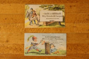 Antique Victorian Trade Card Marshalltown Iowa - Picture 1 of 3