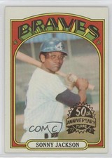 2021 Topps Heritage 1972 Topps 50th Anniversary Buybacks Sonny Jackson #318