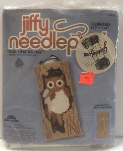 Kit de Estuche para Gafas Needlepoint Owl Vintage Sunset Designs 5943 Chris Davenport - Imagen 1 de 8