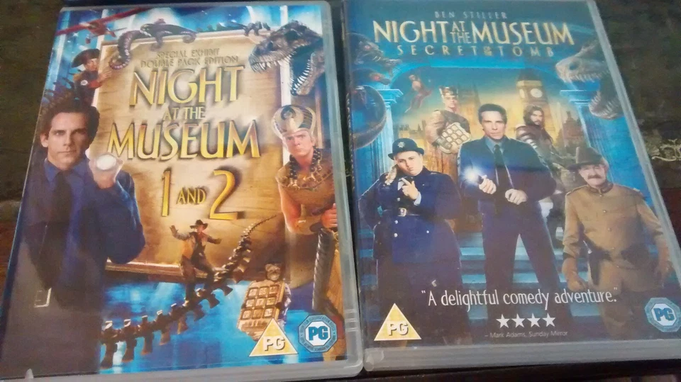 Night At The Museum 1-3 (2 Dvd) [2006]- NO CASES INCLUDED.... - Image 1 of 1