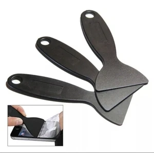 For iPhone Screen Protector Instal Carbon Fiber Plastic Scraper Repair Tools 3PC - Picture 1 of 7