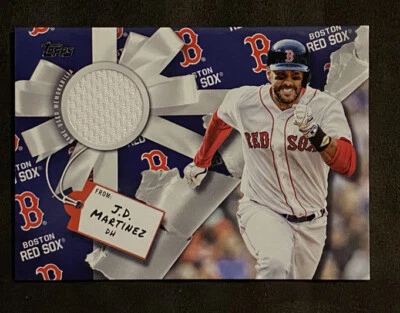 2019 Topps Holiday WalMart Mega Box Relics JD Martinez #WHR-JM - Image 1 of 2