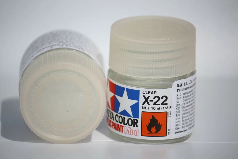 Tamiya Peinture Pot 10ml X22 Vernis transparent