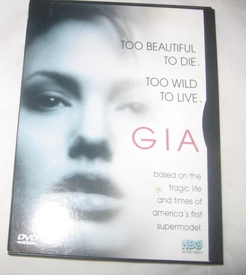 Gia DVD, 2000, Multiple Languages Mercedes Ruehl, Faye Dunaway, Angelina Jolie - Image 1 of 4